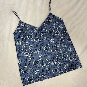 Club Monaco Kora Cami - blue floral - XS